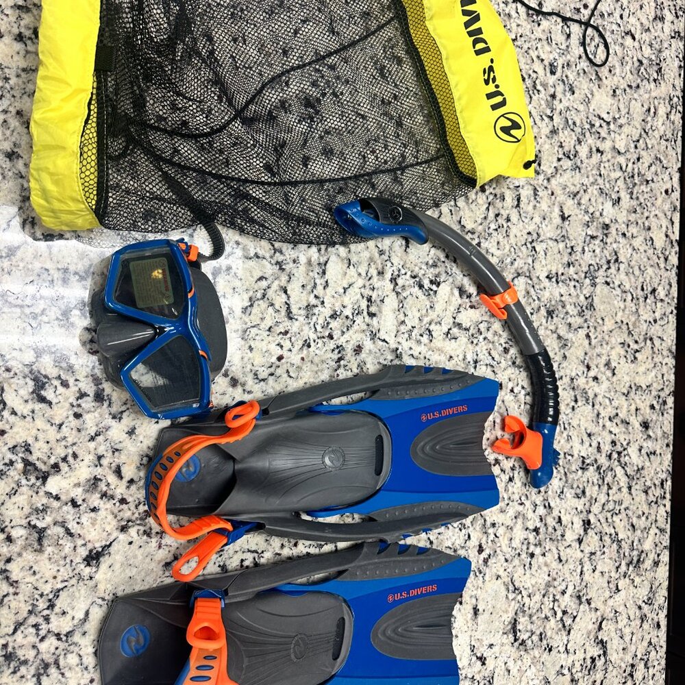 US Divers Adult Unisex Snorkel Set S/M